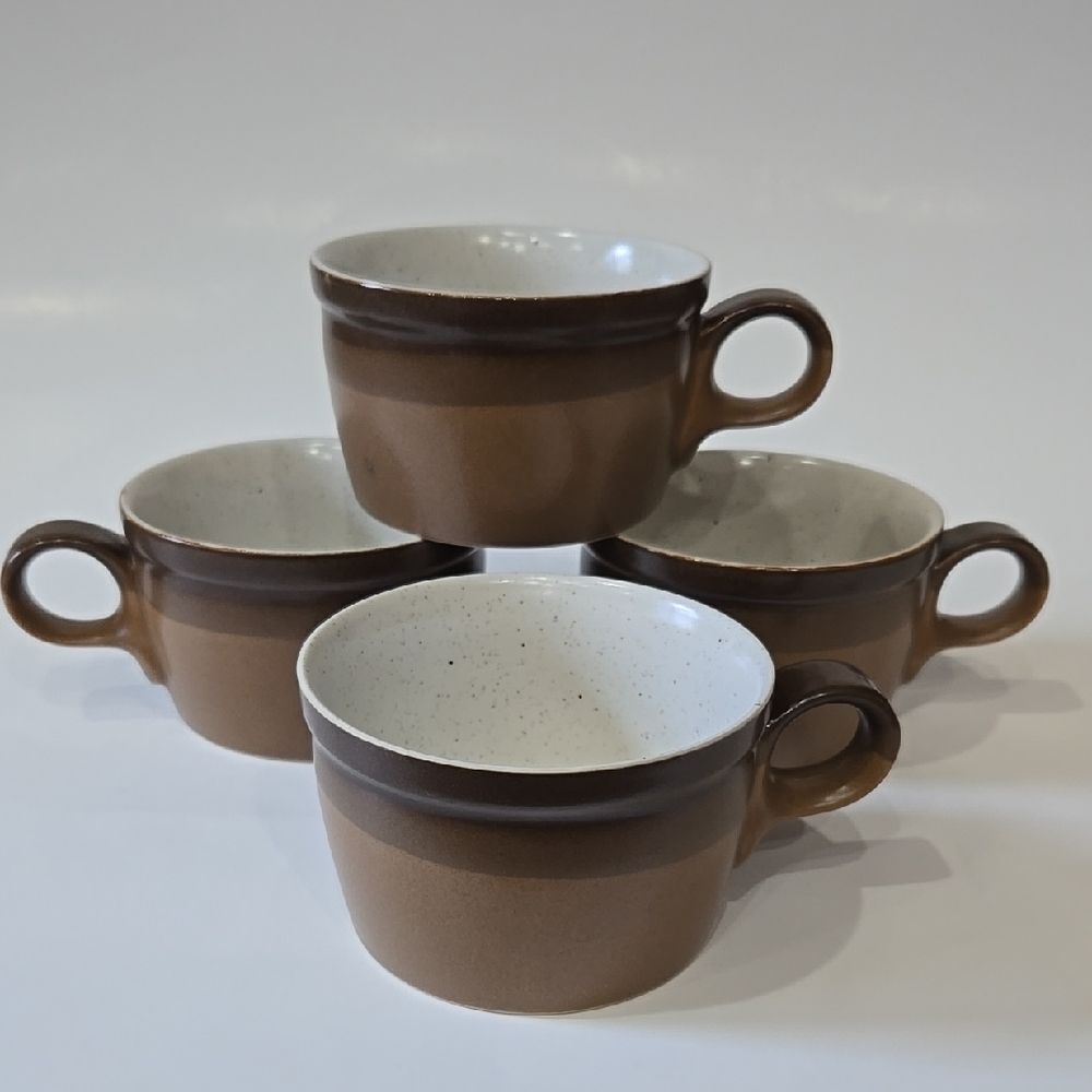 MIKASA‎ Potters Art Buckskin Mug Set of 4 Ben Seibel Design PF012 Japan